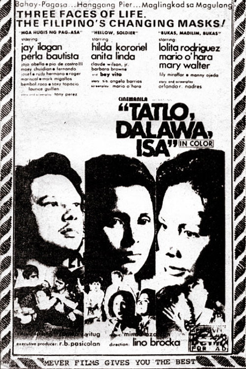 Póster de Tatlo, Dalawa, Isa