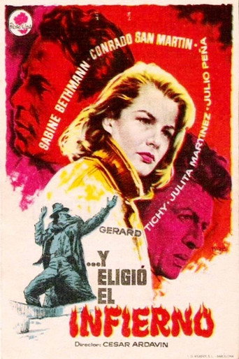Póster de ...Y eligió el Infierno