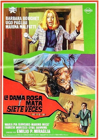 Póster de La dama rossa uccide sette volte