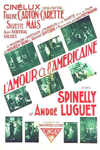 Póster de L'Amour à l'américaine
