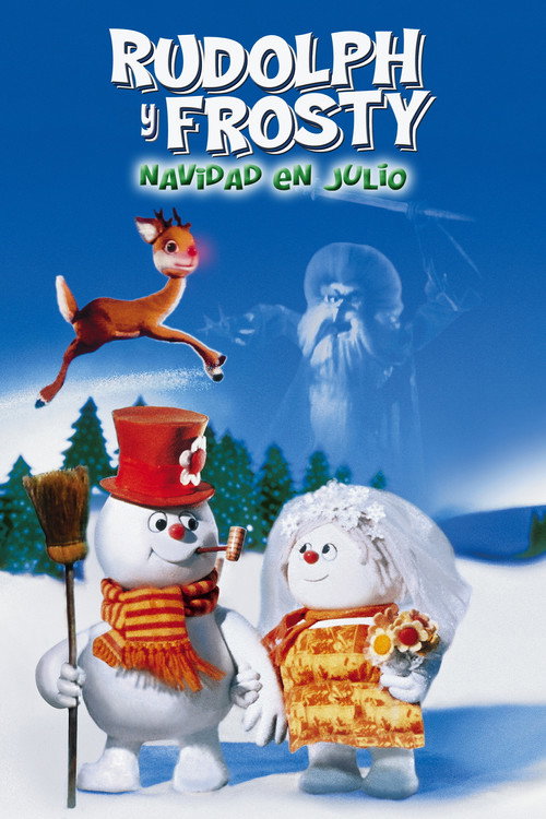 Póster de Rudolph y Frosty: Navidad en julio