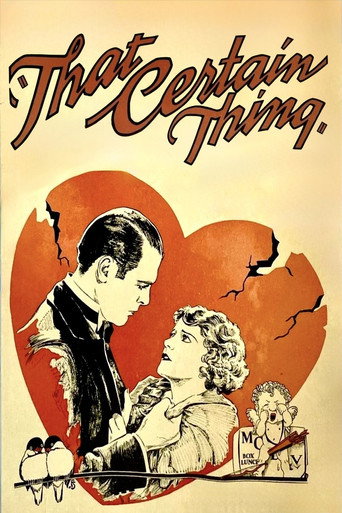 Póster de That Certain Thing