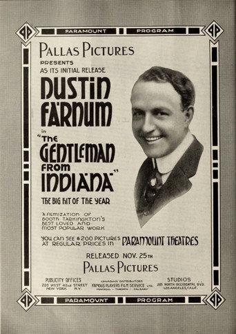 Póster de The Gentleman from Indiana
