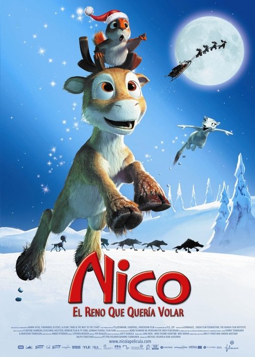 Póster de Nico, el reno que quería volar