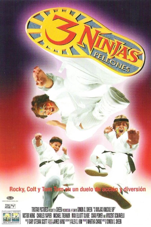 Póster de 3 Ninjas Contraatacan