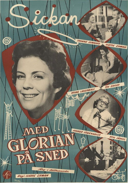 Póster de Med glorian på sned