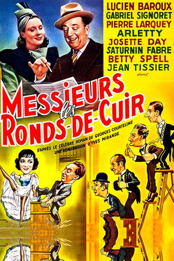 Póster de Messieurs les ronds de cuir