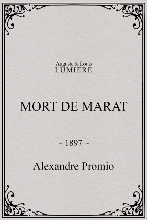 Póster de Mort de Marat