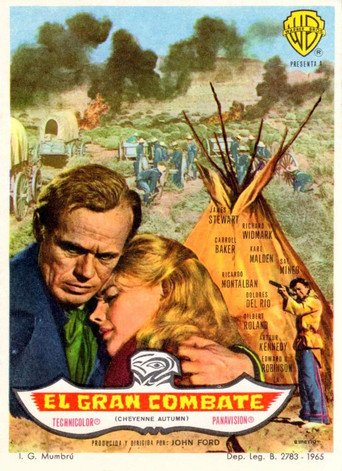 Póster de El ocaso de los Cheyennes