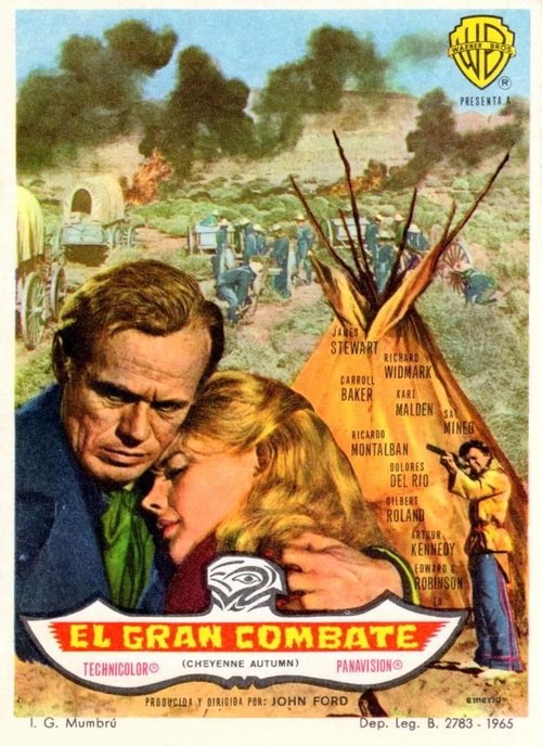 Póster de El ocaso de los Cheyennes