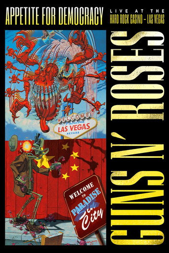Póster de Guns N' Roses: Appetite for Democracy – Live at the Hard Rock Casino, Las Vegas