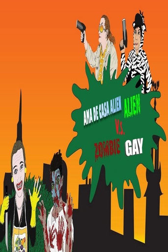 Póster de Housewife Alien vs. Gay Zombie