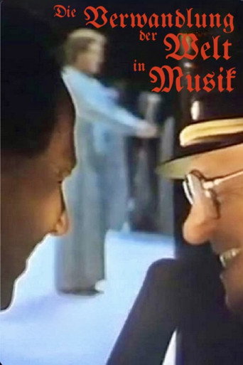 Póster de Die Verwandlung der Welt in Musik: Bayreuth vor der Premiere