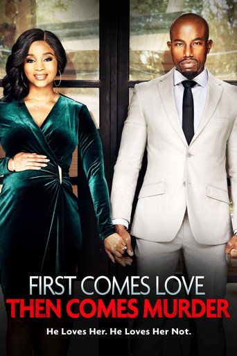 Póster de First Comes Love, Then Comes Murder