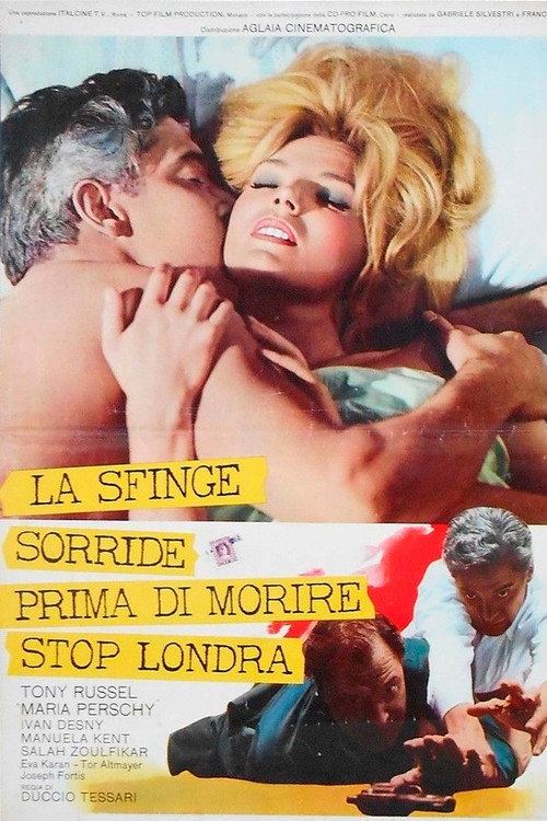 Póster de La sfinge sorride prima di morire - stop - Londra