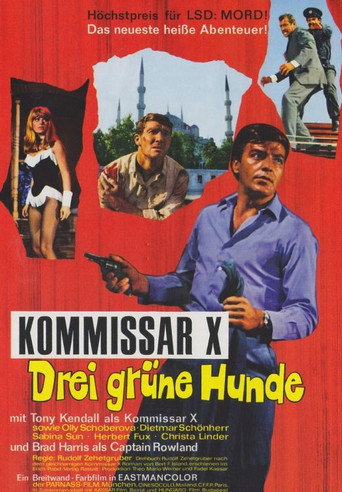 Póster de Kommissar X - Drei grüne Hunde