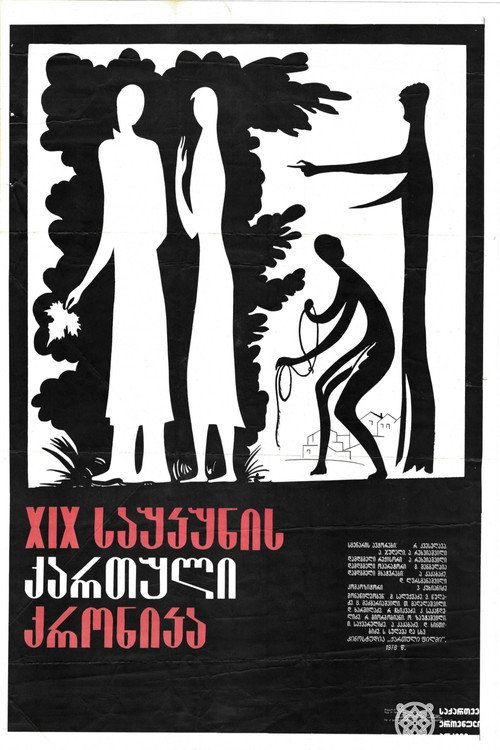 Póster de XIX საუკუნის ქართული ქრონიკა