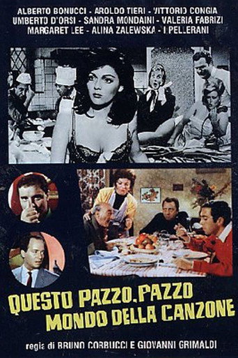 Póster de Questo pazzo, pazzo mondo della canzone