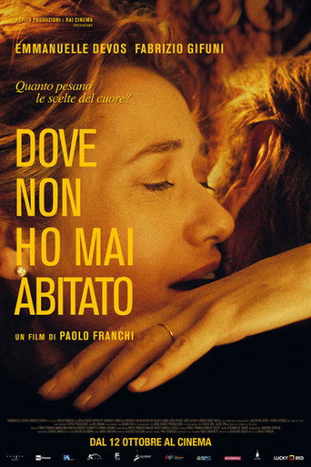 Póster de Dove non ho mai abitato