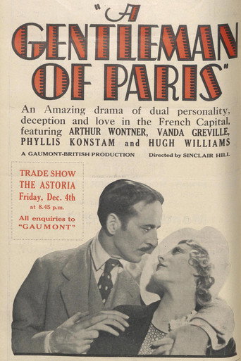 Póster de A Gentleman of Paris