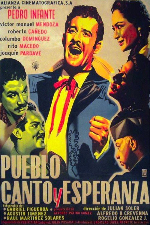 Póster de Pueblo, canto y esperanza