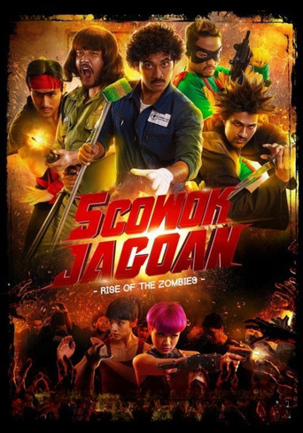Póster de 5 Cowok Jagoan: Rise of the Zombies