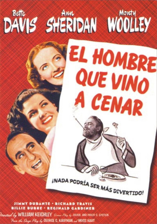 Póster de El que vino a cenar