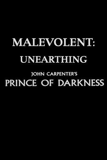 Póster de Malevolent: Unearthing John Carpenter's Prince of Darkness