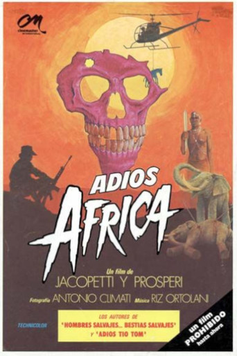 Póster de Africa Addio