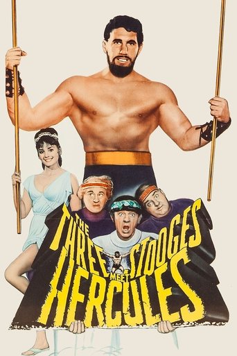 Póster de Los tres chiflados contra Hércules