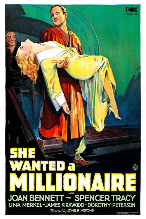 Póster de She Wanted a Millionaire