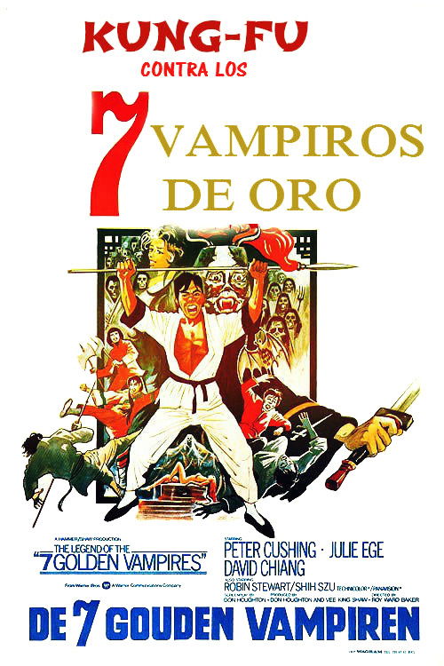Póster de Los 7 vampiros de oro