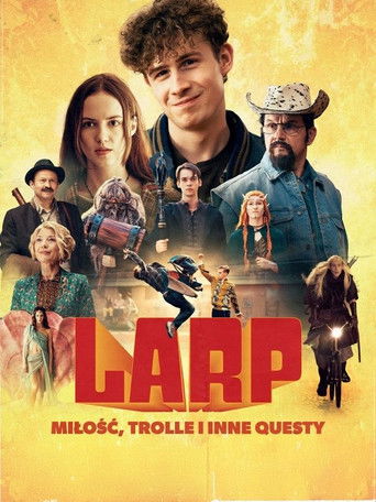 Póster de LARP. Miłość, trolle i inne questy