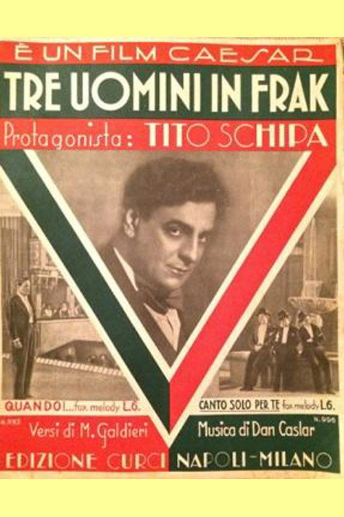 Póster de Tre uomini in frak
