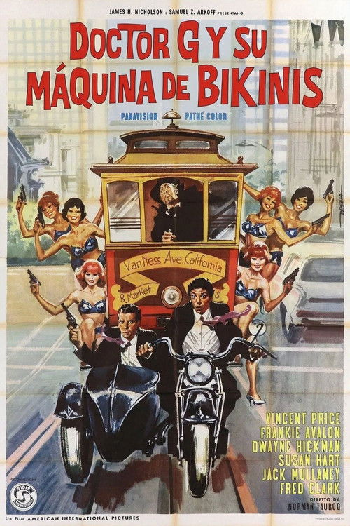 Póster de Doctor G y su máquina de bikinis