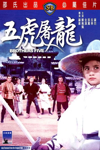 Póster de 五虎屠龍