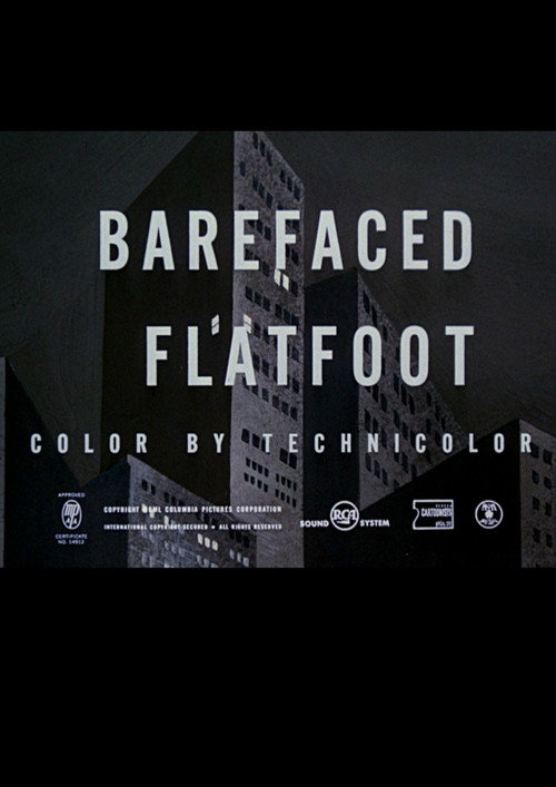 Póster de Barefaced Flatfoot
