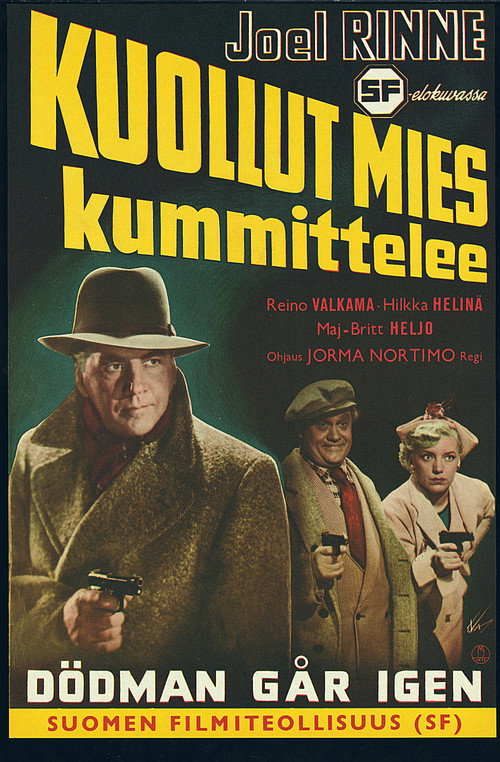 Póster de Kuollut mies kummittelee