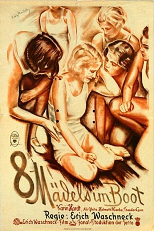 Póster de Acht Mädels im Boot