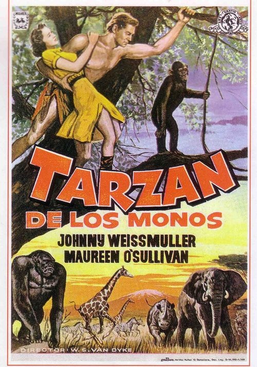Póster de Tarzán, el hombre mono