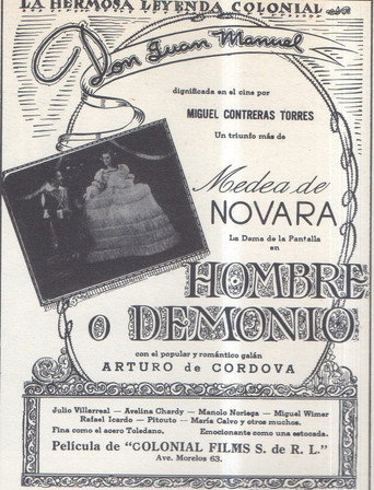 Póster de Hombre o demonio