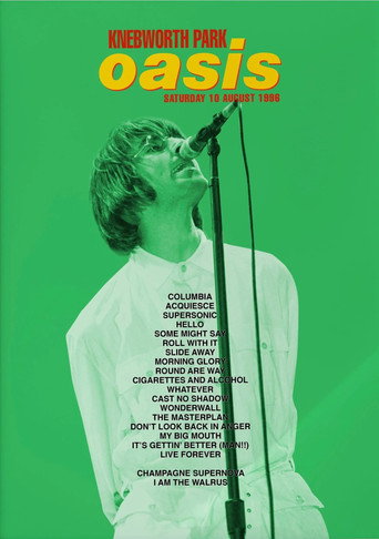 Póster de Oasis LIVE AT KNEBWORTH: August 10th, 1996