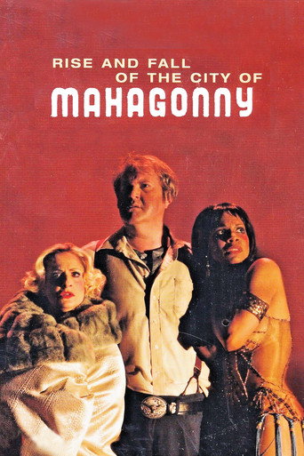 Póster de Ascenso y Caída de la Ciudad de Mahagonny
