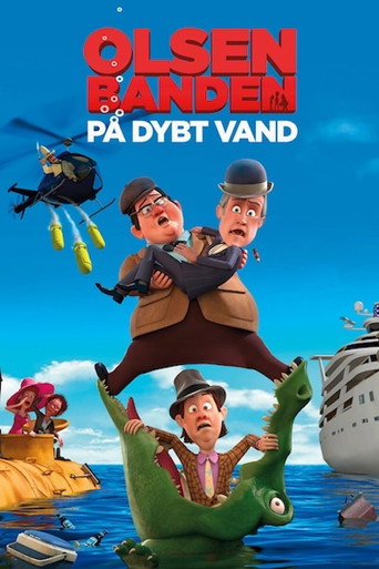 Póster de Olsen Banden på dybt vand