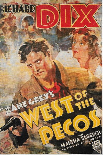 Póster de West of the Pecos