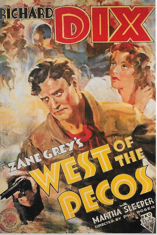 Póster de West of the Pecos