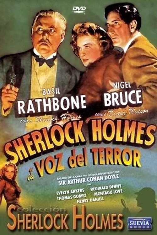 Póster de Sherlock Holmes and the Voice of Terror