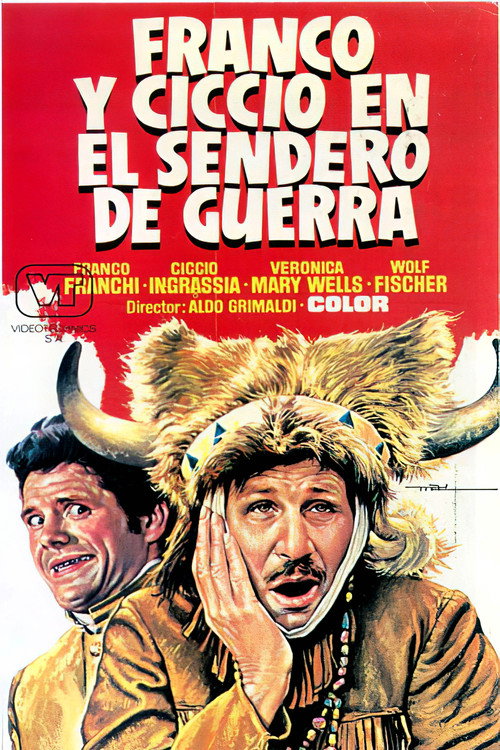 Póster de Franco e Ciccio sul sentiero di guerra