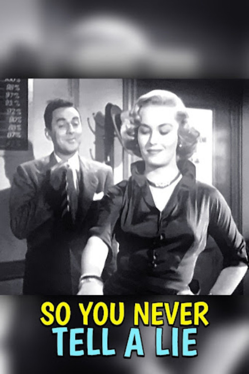 Póster de So You Never Tell a Lie