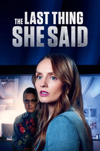Póster de The Last Thing She Said